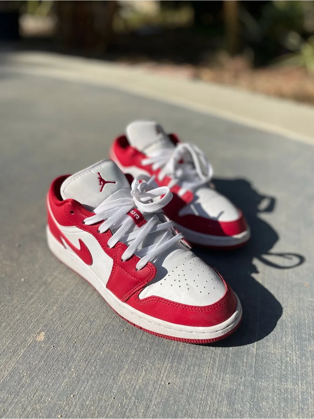 Gym red air jordan 1 low GS